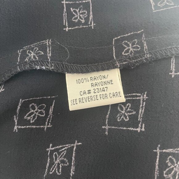 Talbots Navy Blue Collared Short Sleeve Button-down Midi Dress, Size 12P - Picture 7 of 8